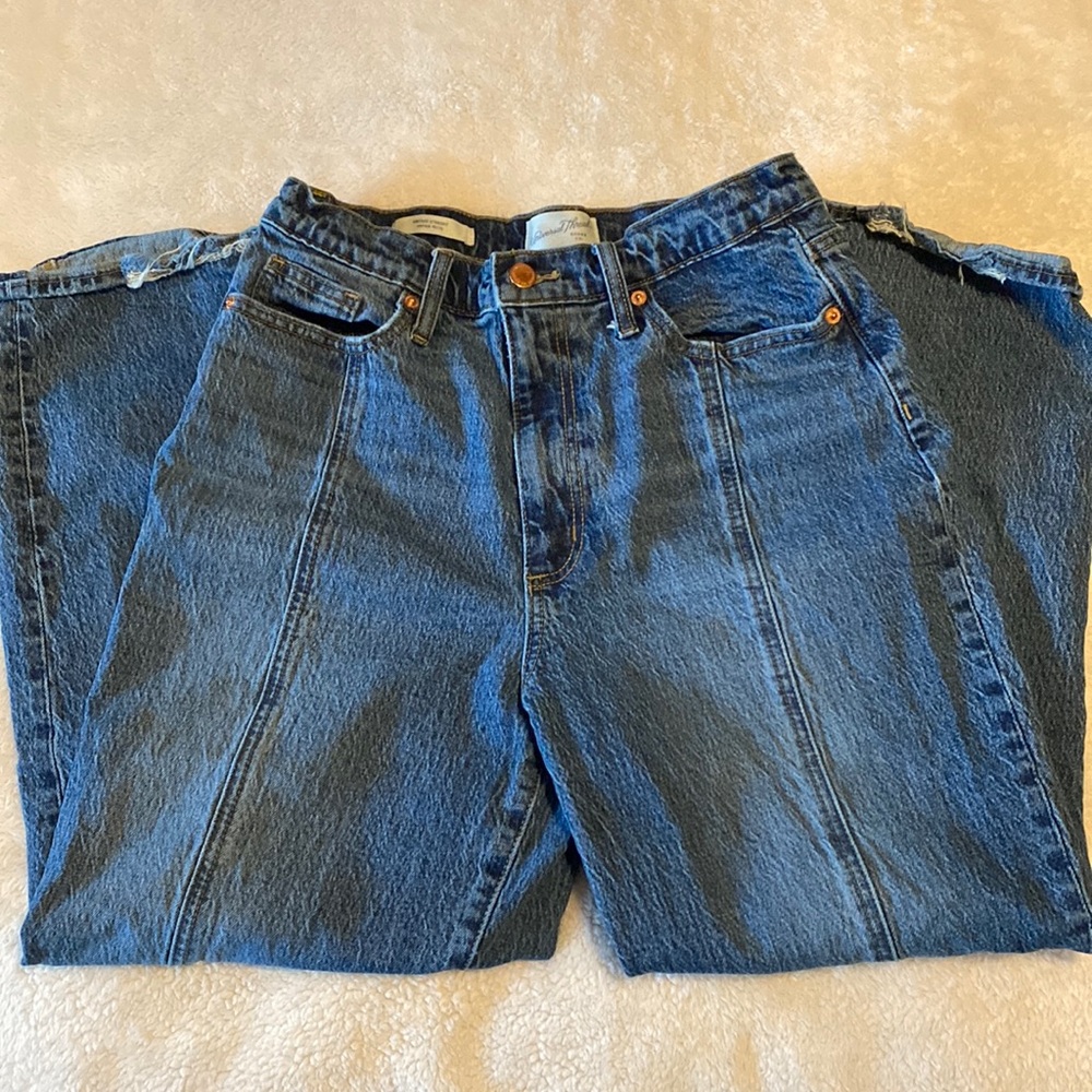 Vintage fit straight leg jeans